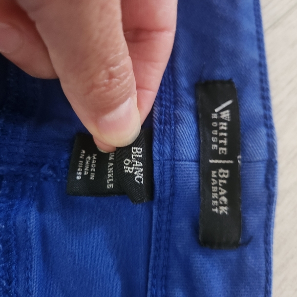 Azul Blue White House/Black Market Slim Cut Pants - Picture 3 of 7